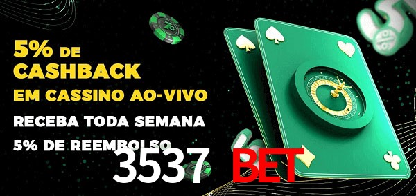 Promoções do cassino ao Vivo 3537 Bet